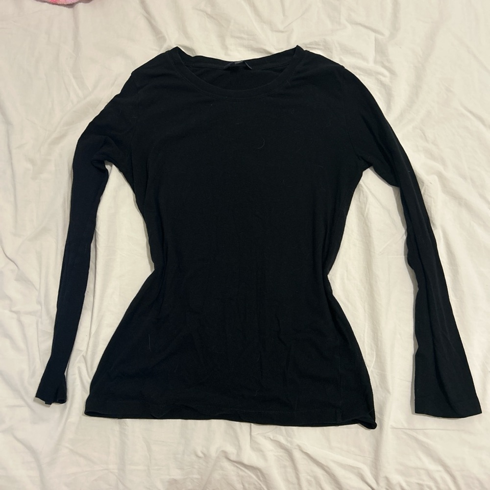 Classic Black Long Sleeve Top